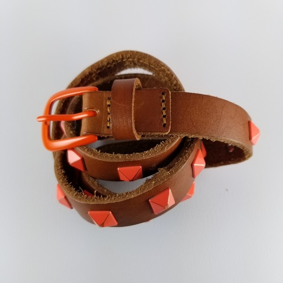 GAP | genuine leather studded belt - Picture 2 of 4